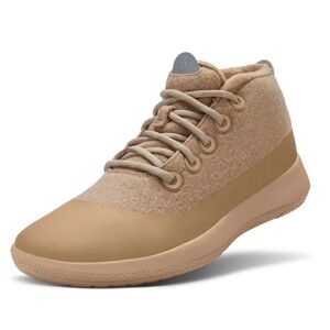 Allbirds Wool Runner-Up Mizzle Plus in the Hazy Beige size 14